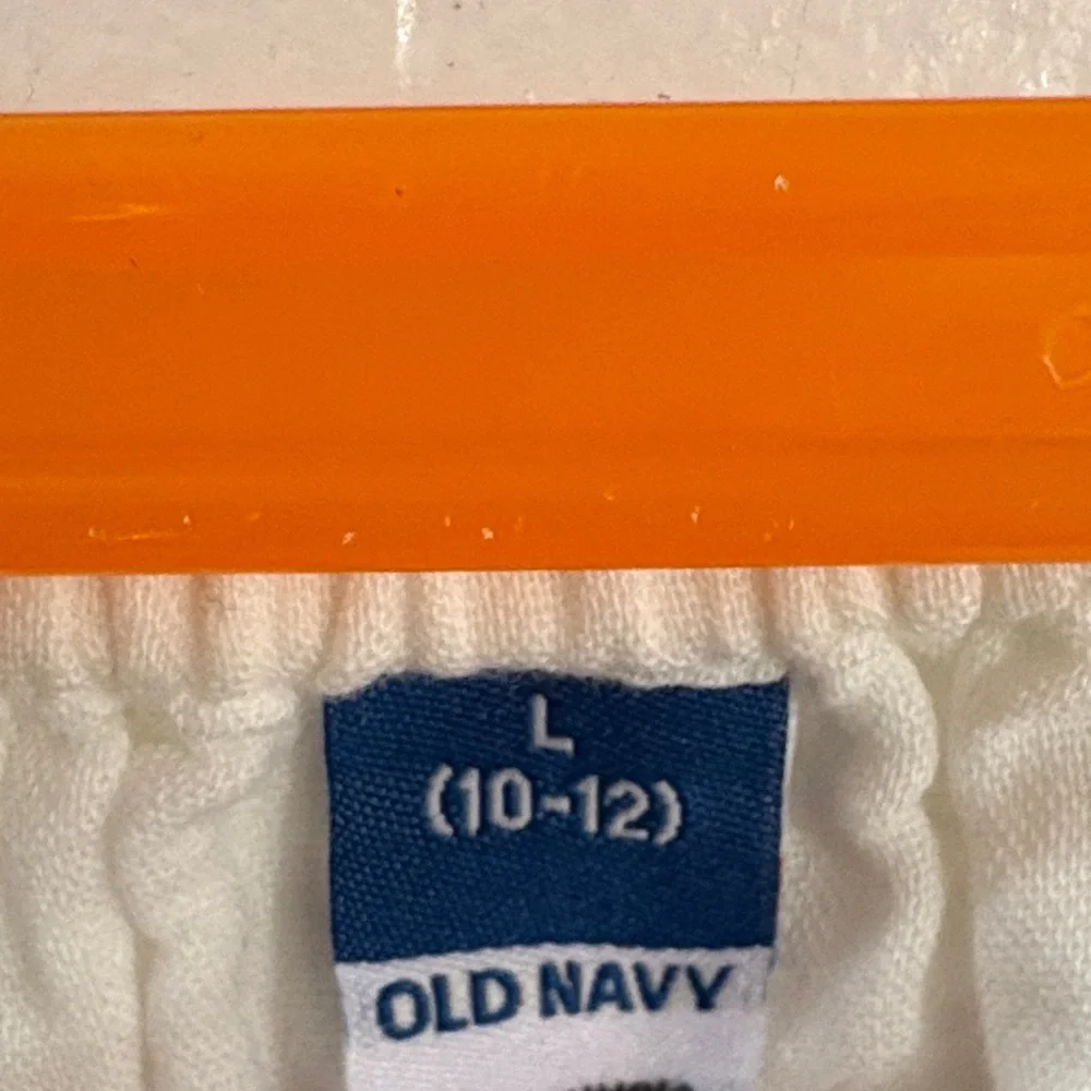 Old Navy White Short Sleeve Kids Top